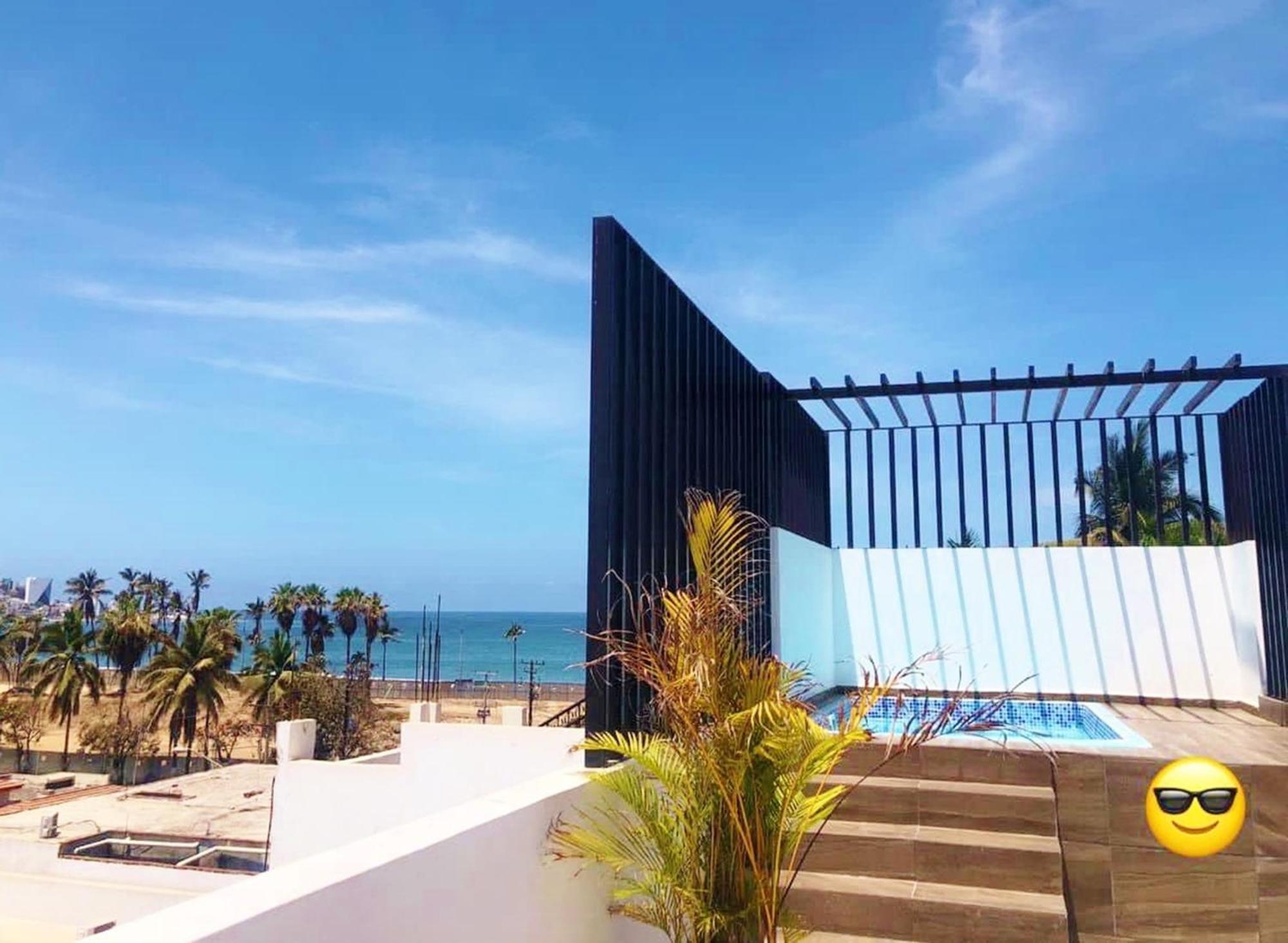 Apartamento Baluarte Azul Del Mar - Malecon A 1 Minuto Mazatlán